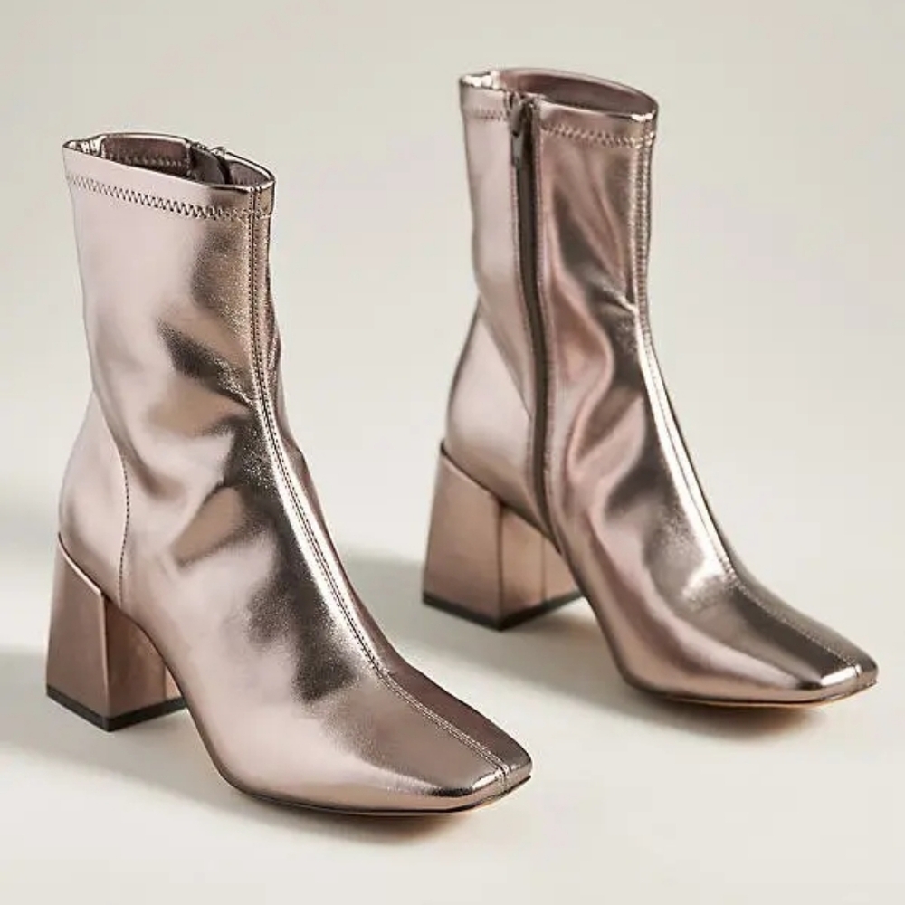 NWT Silent D Carina Heeled Ankle Boots